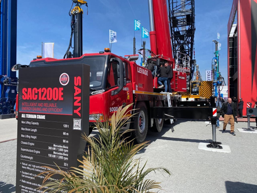 SANY на bauma 2025: инновационные и экологичные автокраны, цифровые технологии и новинки спецтехники